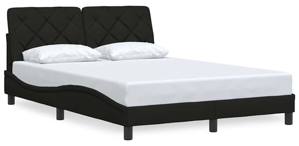 Rám postele bez matrace černý 120 x 200 cm textil 3310589