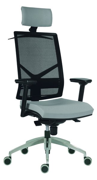 1850 SYN Omnia ALU PDH kancelářská židle s podhlavníkem (Provedení kříže lesklý chrom)