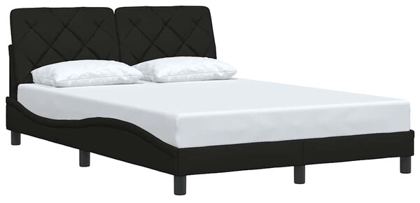 Rám postele bez matrace černý 120 x 200 cm textil 3310589