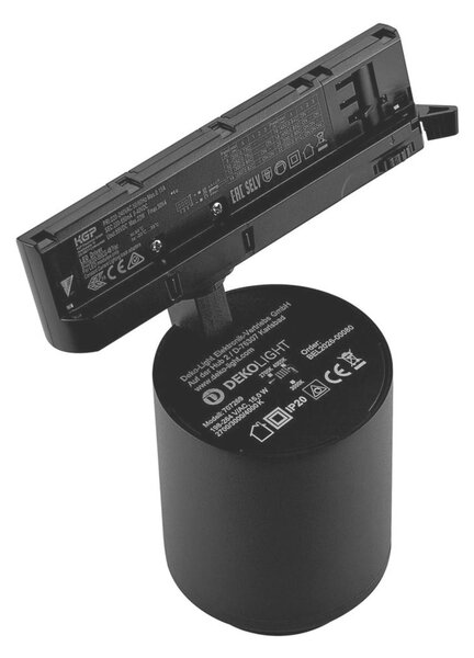 Deko-Light 3-fázové bodové svítidlo Focaris, 15 W, DIM, 2700/3000/4000 K, černá 707269