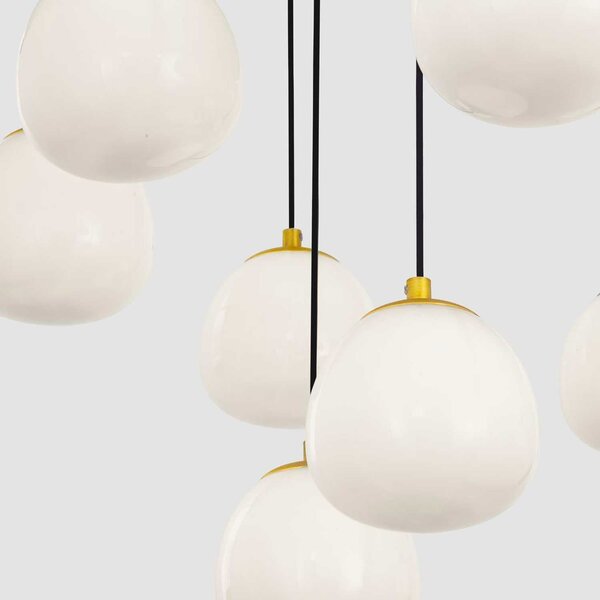Nova Luce The Egg G9 skleněné závěsné svítidlo 12