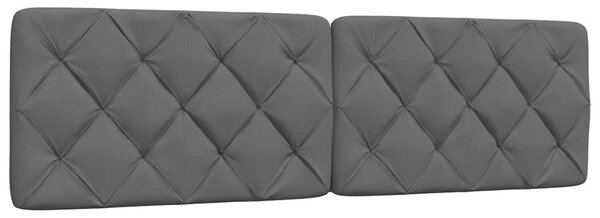 Rám postele bez matrace tmavě šedý 180 x 200 cm textil 3310616