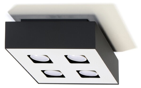 Sollux Lighting Stropní svítidlo MONO 4 černé