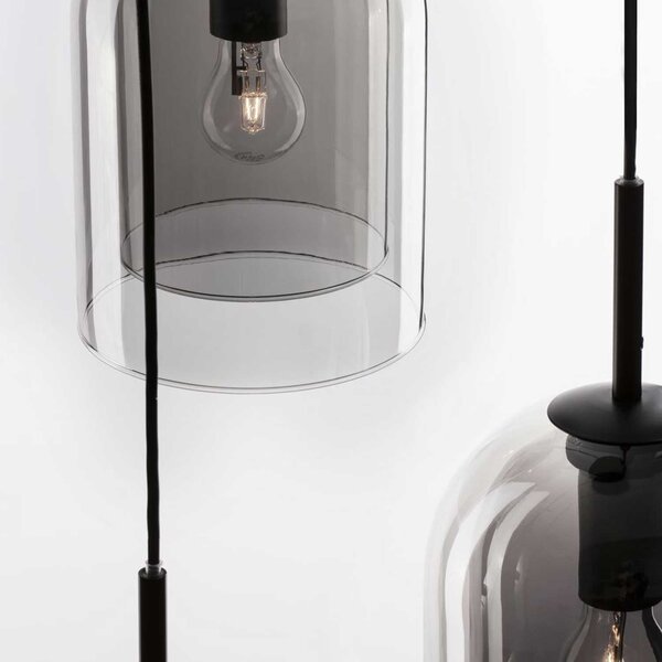 Nova Luce Velor trio E27 skleněné závěsné svítidlo Zlatá