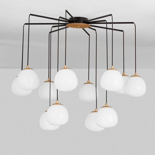 Nova Luce The Egg G9 skleněné závěsné svítidlo 12