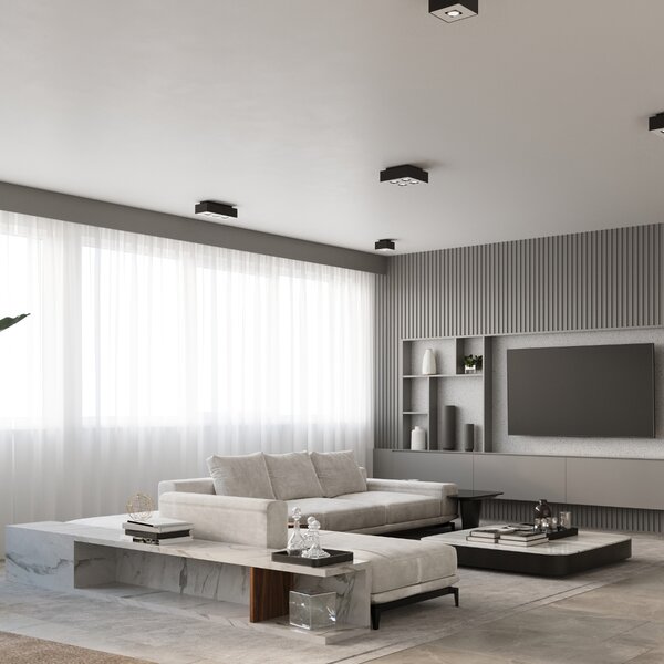 Sollux Lighting Stropní svítidlo MONO 2 černé