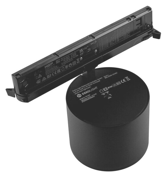 Deko-Light 3-fázové bodové svítidlo Focaris, 37 W, DALI, 2700/3000/4000 K, černá 707267
