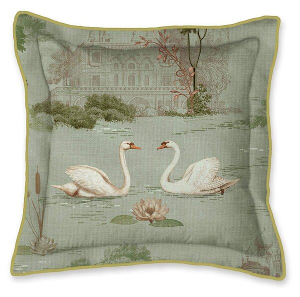 Pip Studio Darjeeling Days polštář 45 x 45 cm - zelený