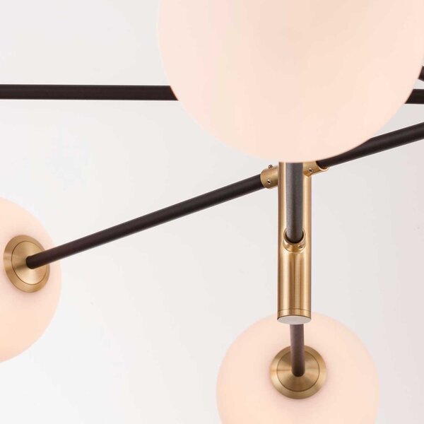 Nova Luce Vitra G9 závěsné svítidlo lustr 8