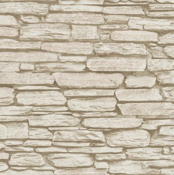 Vliesové tapety na zeď Belinda 6721-30, kámen ukládaný hnědý, rozměr 10,05 m x 0,53 m, Novamur 81903