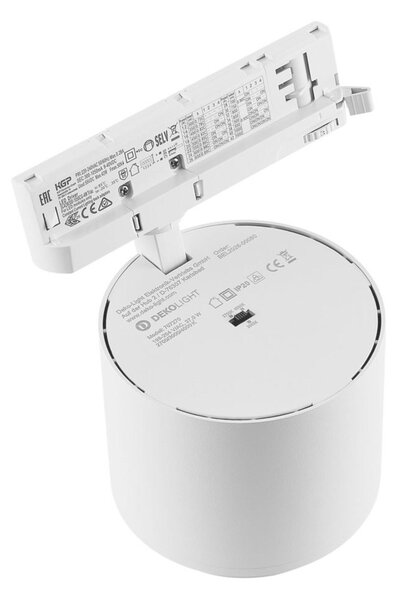 Deko-Light 3-fázové bodové svítidlo Focaris, 37 W, DIM, 2700/3000/4000 K, bílá 707270