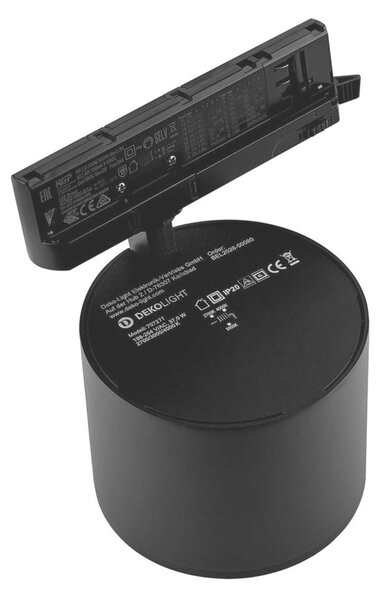 Deko-Light 3-fázové bodové svítidlo Focaris, 37 W, DIM, 2700/3000/4000 K, černá 707271