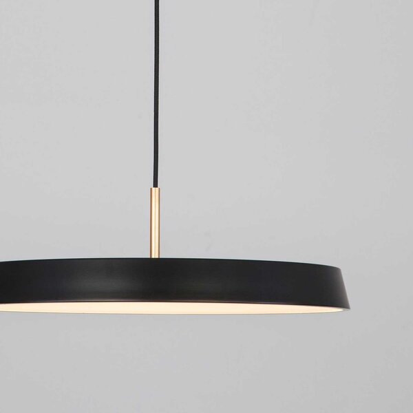 Nova Luce Vetro LED závěsné svítidlo Černá