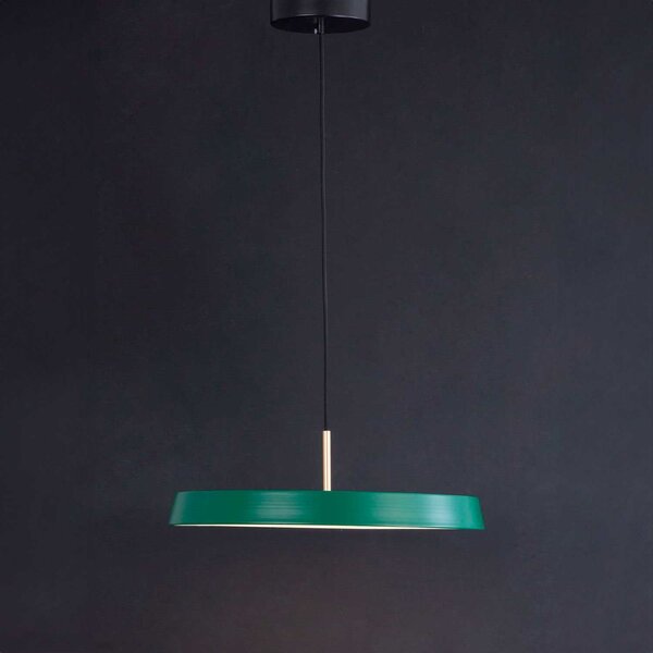 Nova Luce Vetro LED závěsné svítidlo Černá
