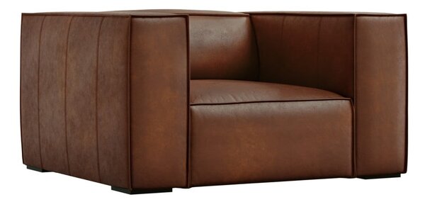 Koňakově hnědé kožené křeslo Madame – Windsor & Co Sofas