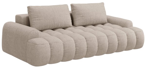-25 % Dny MOMENTI– Cosmopolitan Design Pískově hnědá rozkládací pohovka Linz 250 cm