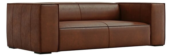 Koňakově hnědá kožená pohovka 212 cm Madame – Windsor & Co Sofas
