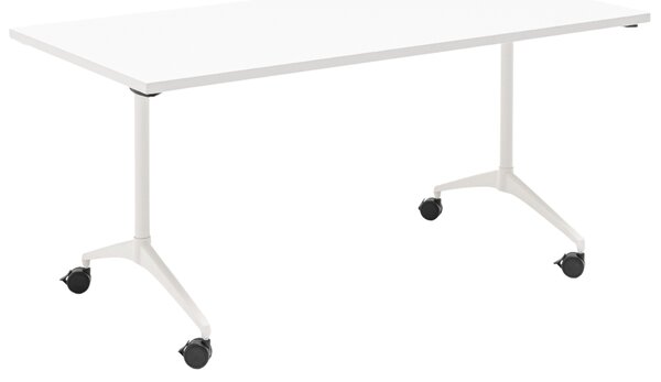 MDD Bílý skládací pracovní stůl Revi 140 x 70 cm