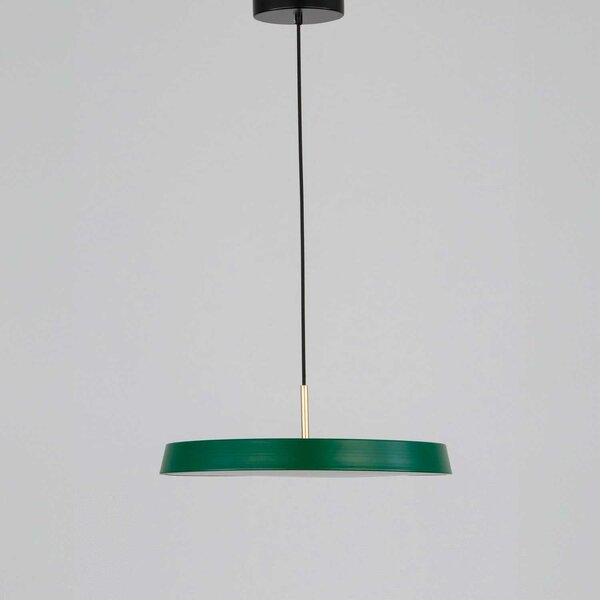 Nova Luce Vetro LED závěsné svítidlo Černá