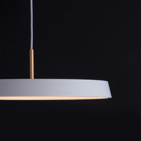 Nova Luce Vetro LED závěsné svítidlo Černá