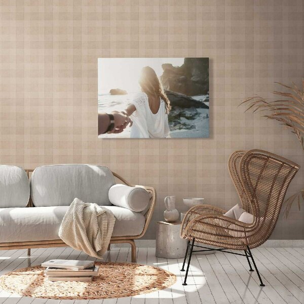 A.S. Création | Vliesová tapeta na zeď Natural Living 38664-1 | 0,53 x 10,05 m | béžová, hnědá