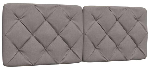 Rám postele s LED bez matrace Taupe 140x190 cm Látka 3310668
