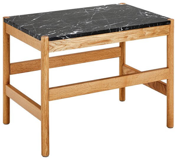 KONFERENČNÍ STOLEK, černá, dřevo, kámen, 60/40/42 cm MID.YOU - Konferenční stolky, Online Only