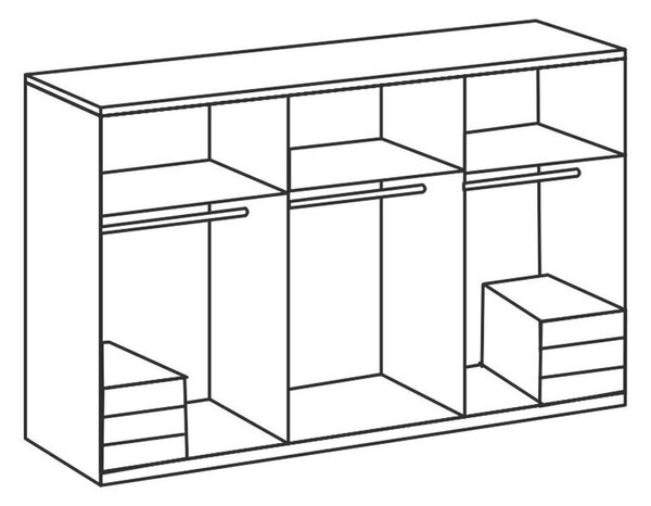 Šatní skříň LEVEL 36 D