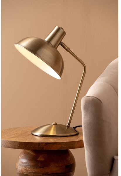 Stolní lampa ve zlaté barvě Leitmotiv Hood