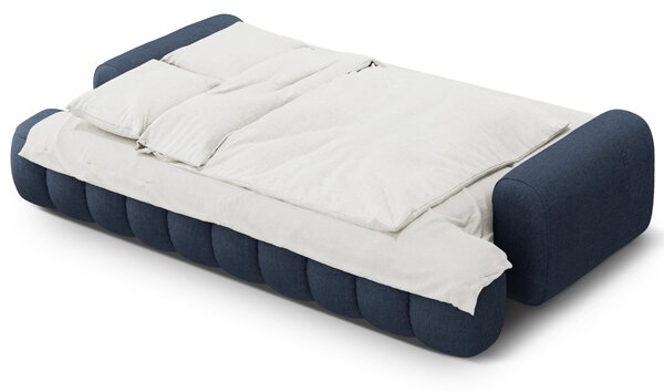 -25 % Dny MOMENTI– Cosmopolitan Design Tmavě modrá rozkládací pohovka Linz 250 cm