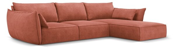 Červená rohová pohovka (pravý roh) Vanda – Mazzini Sofas