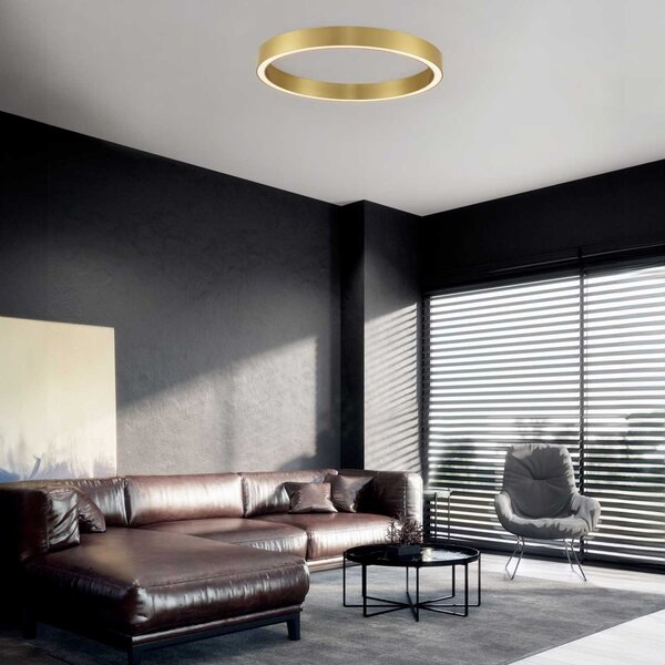Nova Luce Sting LED kruhové stropní svítidlo stmívatelné Ø1000mmZlatá