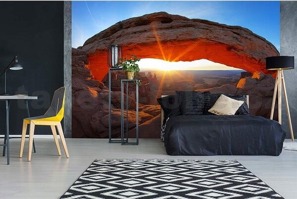 Vliesové fototapety, rozměr 375 cm x 250 cm, skalní oblouk, DIMEX MS-5-0053