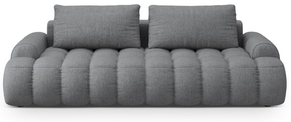 Cosmopolitan Design Šedá rozkládací pohovka Linz 250 cm