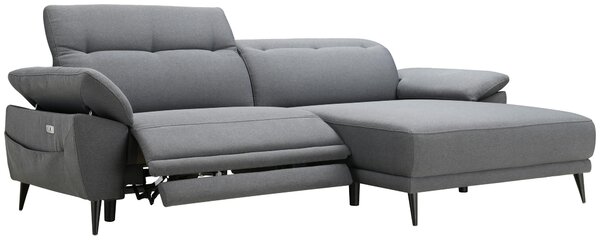 ROHOVÁ SEDAČKA, textil, světle šedá MID.YOU - Sedací soupravy, Online Only