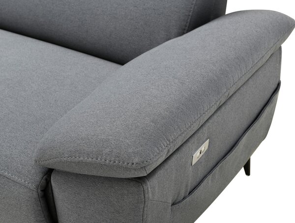 ROHOVÁ SEDAČKA, textil, světle šedá MID.YOU - Sedací soupravy, Online Only