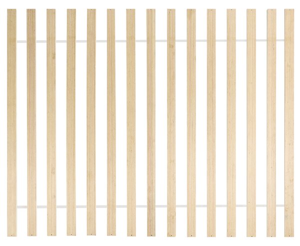 Postel Borovicové dřevo GONFARON 140 x 200 cm Světle hnědá