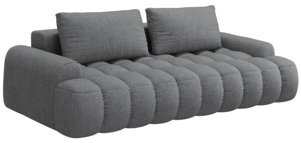 Cosmopolitan Design Šedá rozkládací pohovka Linz 250 cm