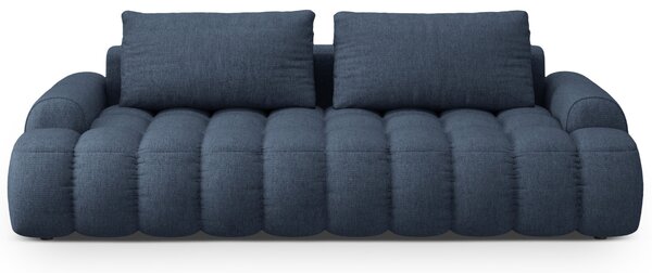 -25 % Dny MOMENTI– Cosmopolitan Design Tmavě modrá rozkládací pohovka Linz 250 cm