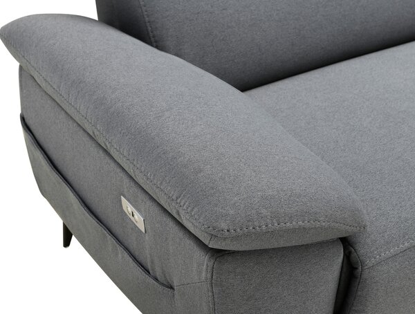 ROHOVÁ SEDAČKA, textil, světle šedá MID.YOU - Sedací soupravy, Online Only