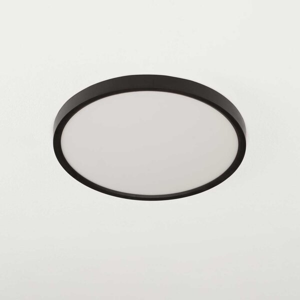 Nova Luce Dixie LED kruhové přisazené svítidlo CCT měnitelné ⌀300mm - 24WČerná