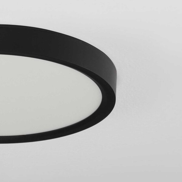 Nova Luce Dixie LED kruhové přisazené svítidlo CCT měnitelné ⌀300mm - 24WČerná