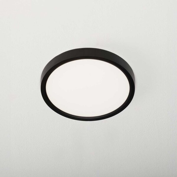 Nova Luce Dixie LED kruhové přisazené svítidlo CCT měnitelné ⌀300mm - 24WČerná