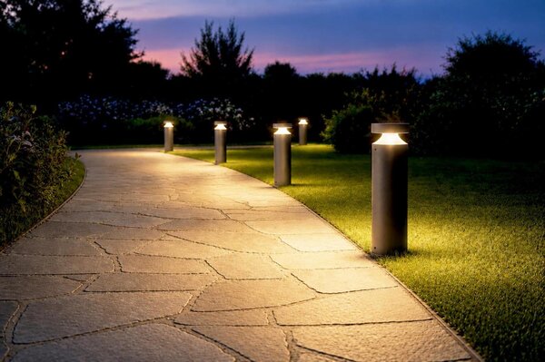 Deko-Light venkovní stojací svítidlo Faro 100, 12 W, 3000 K, tmavěšedá 730521