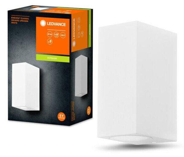 LEDVANCE venkovní nástěnné svítidlo ENDURA Classic Square UpDown bílá 4058075763685