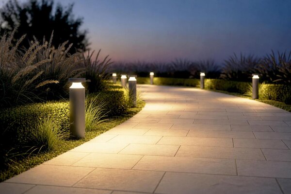 Deko-Light venkovní stojací svítidlo Faro 100, 12 W, 3000 K, tmavěšedá 730521
