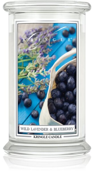 Kringle Candle Classic Wild Lavender & Blueberry vonná svíčka 623 g