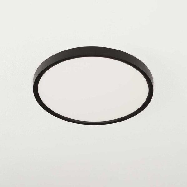 Nova Luce Dixie LED kruhové přisazené svítidlo CCT měnitelné ⌀300mm - 24WČerná