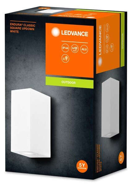 LEDVANCE venkovní nástěnné svítidlo ENDURA Classic Square UpDown bílá 4058075763685