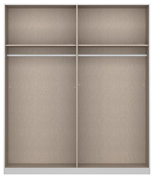 Skříň s otočnými dveřmi dub Artisan/šampaňská 181cm